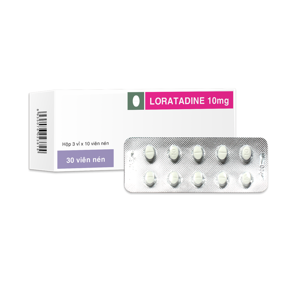 Loratadine 10mg V/10,H/30