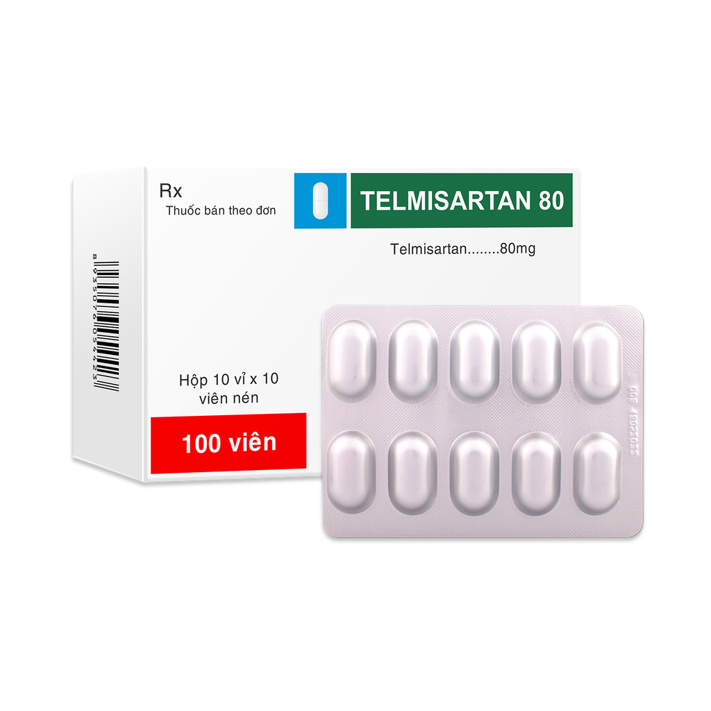Telmisartan 80 mg V/10, H/100
