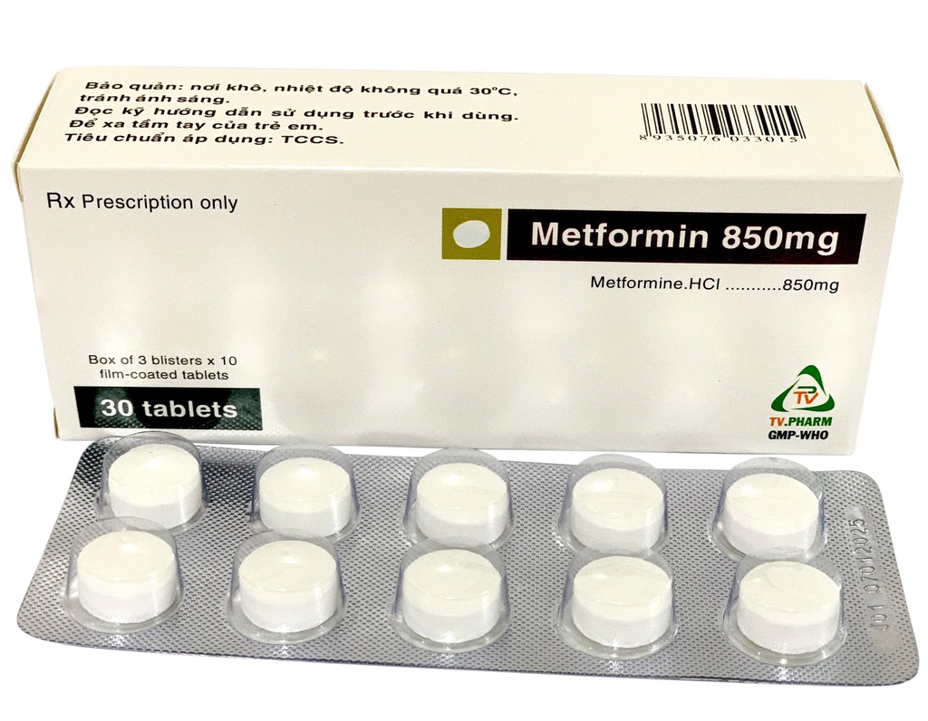 Metformin 850 mg V/10, H30