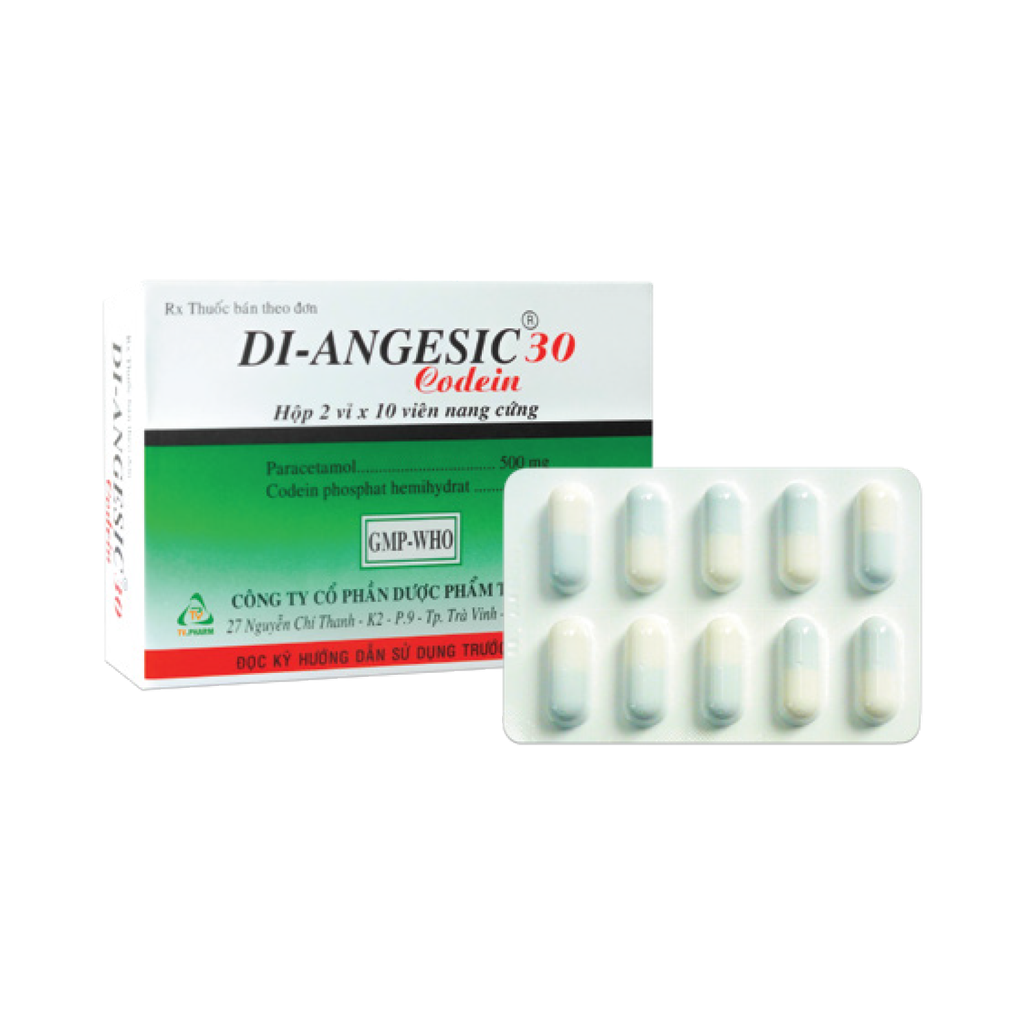 Di-Angesic Codein 30mg V/10, H/20