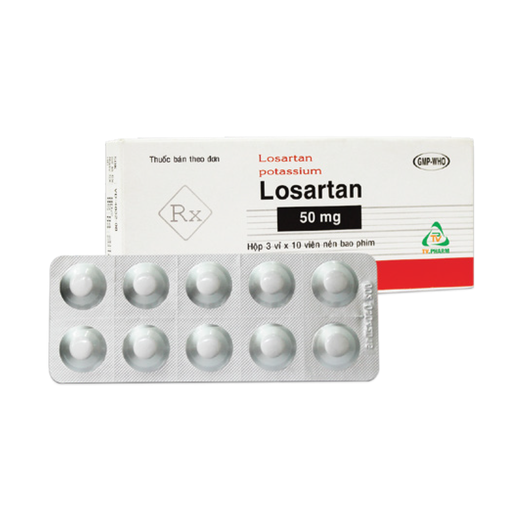 Losartan 50mg V/10,H/30